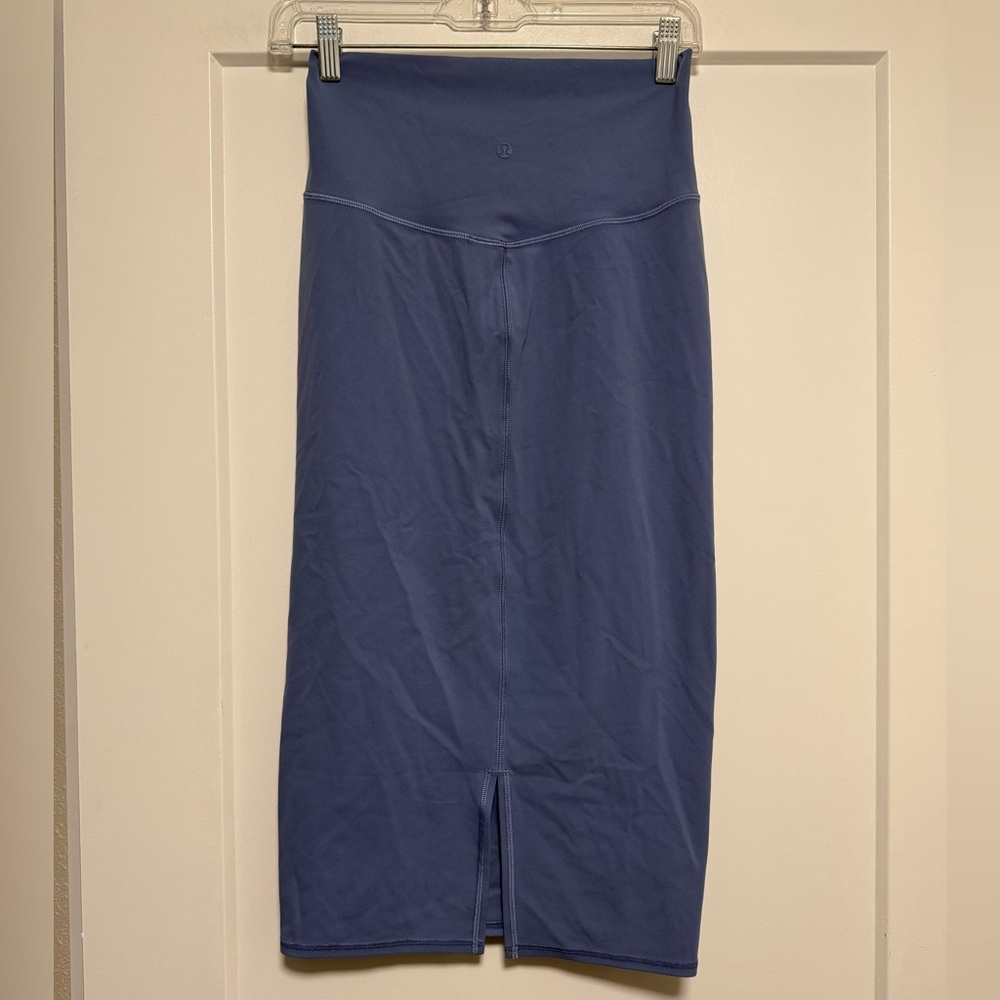 Lululemon Nulu Slim-Fit High-Rise Skirt Oasis Blue Size 6 - Picture 4 of 6